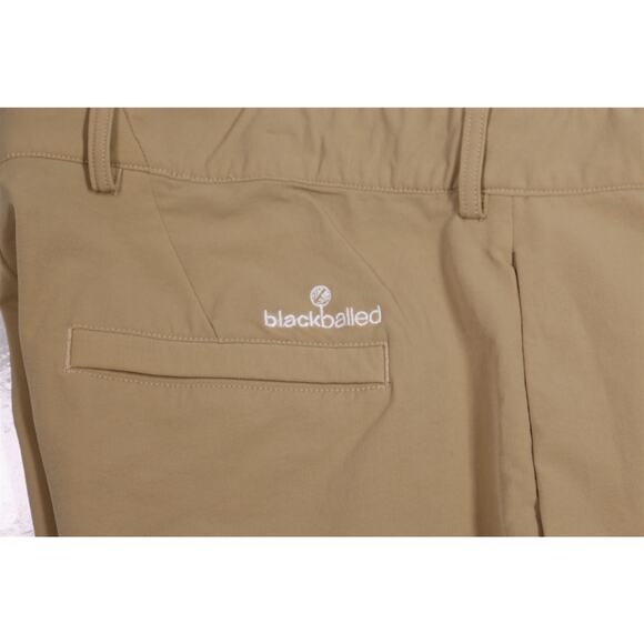 Blackballed Golf Gentleman's Mens Tan Performance Joggers Pants Trousers Large - Picture 3 of 7